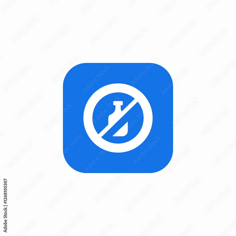 alcohol not allowed icon sign vector alcohol not allowed icon sign vector