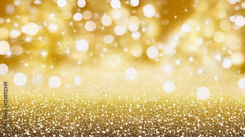 Abstract gold background, glamour bokeh, Background for the design, luxury background.