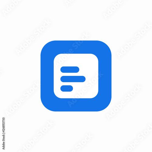 paragraph right icon sign vector