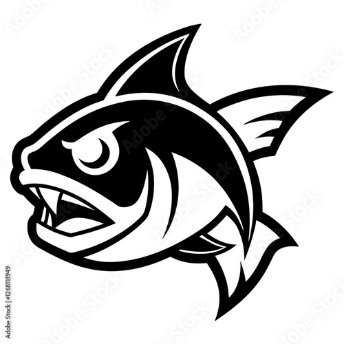 Neon Tetra Fish Vector Illustration – Cartoon, Clipart & Line Art Design on White Background, Neon tetra fish vector clipart in cartoon, line art, and illustration style on a white background.