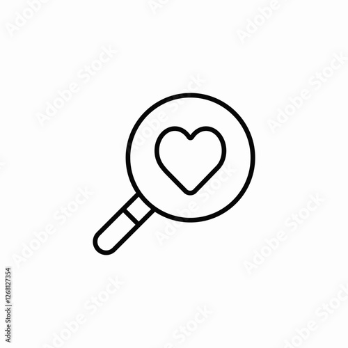 likes search icon sign vector