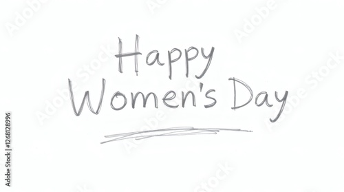 Celebrating Women's Day with messages of equality and recognition for contributions to history and society photo