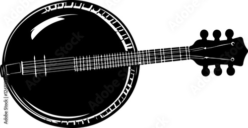 Illustration of a Banjo 9