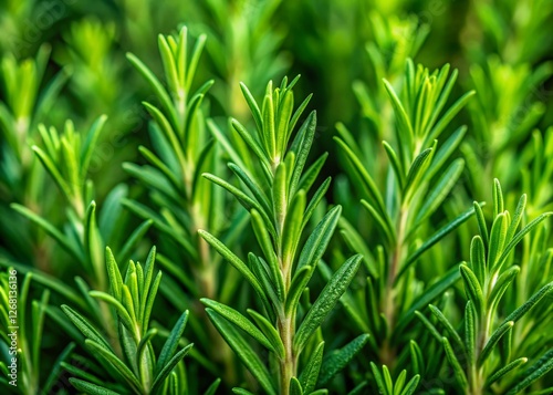 Aerial Rosemary Sprigs Texture: Charming Background for Scrapbooking