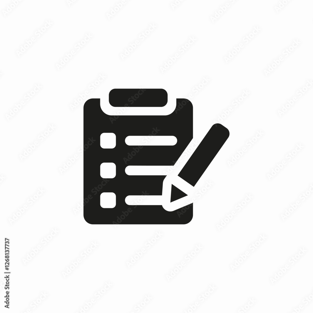 office duty list icon sign vector office duty list icon sign vector