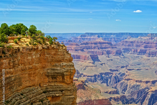 Landscape from South Rim of Grand Canyon, Arizona, USA.