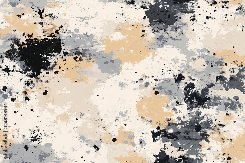 Abstract Paint Splatter Pattern Abstract Paint Splatter Pattern