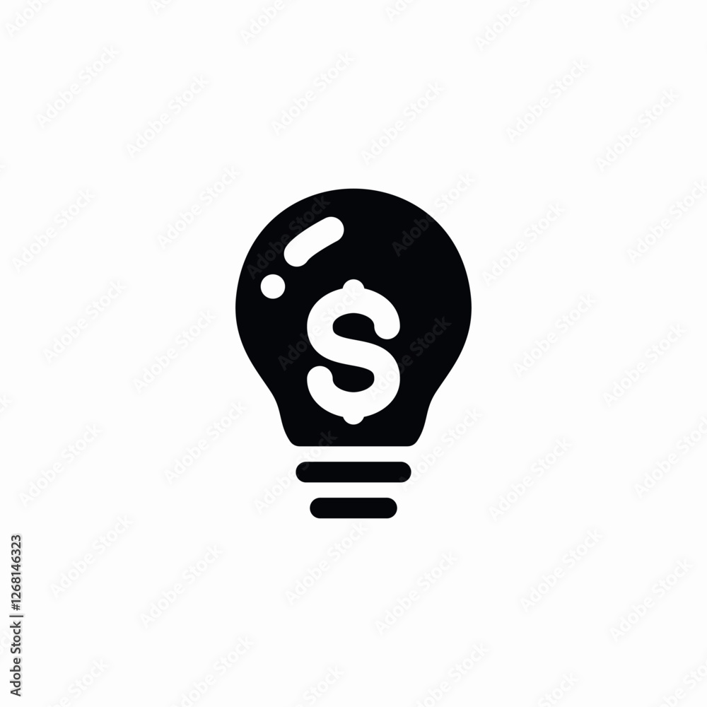 finances idea icon sign vector finances idea icon sign vector