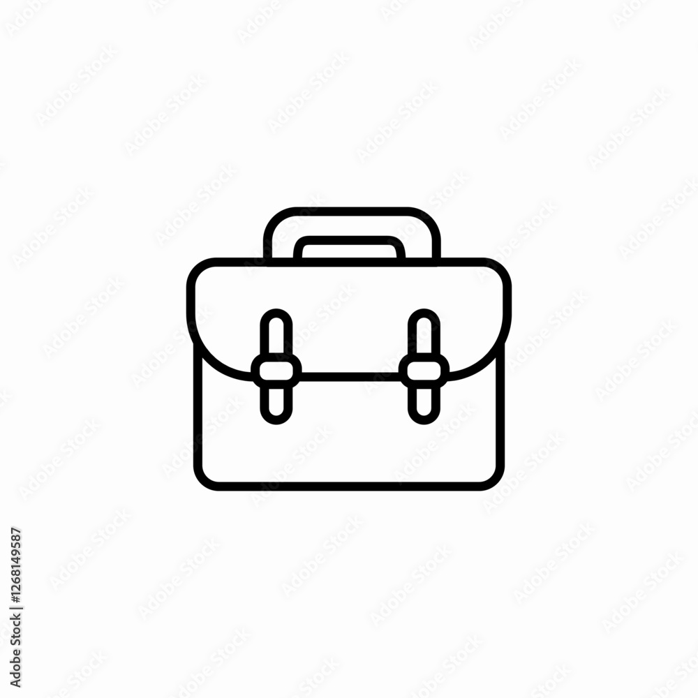 office work briefcase icon sign vector office work briefcase icon sign vector