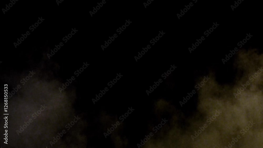 Realistic dust overlay PNG black background. Dust VFX Video Element.