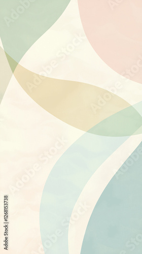 Obraz na płótnie Vertical background with pale shapes and copy space w salonie