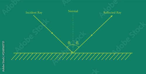 Reflection of Light in the Diagram.