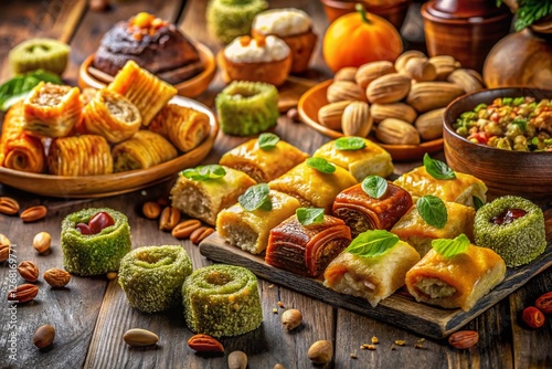 Delicious Iranian Sweets Assortment:  Traditional Baklava, Gaz, & More