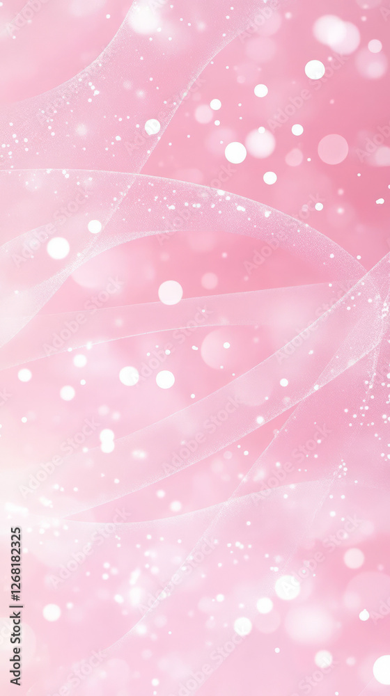 Soft pink background with light bokeh and flowing textures creates dreamy atmosphere Soft pink background with light bokeh and flowing textures creates dreamy atmosphere
