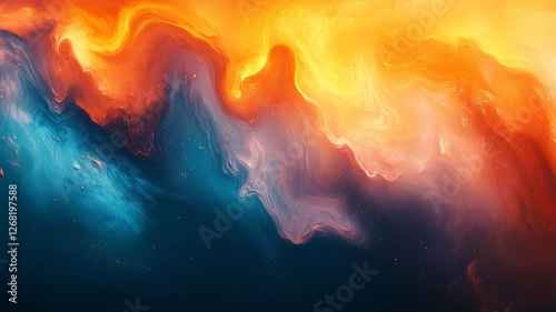 High-resolution 4K abstract wallpaper featuring vibrant teal