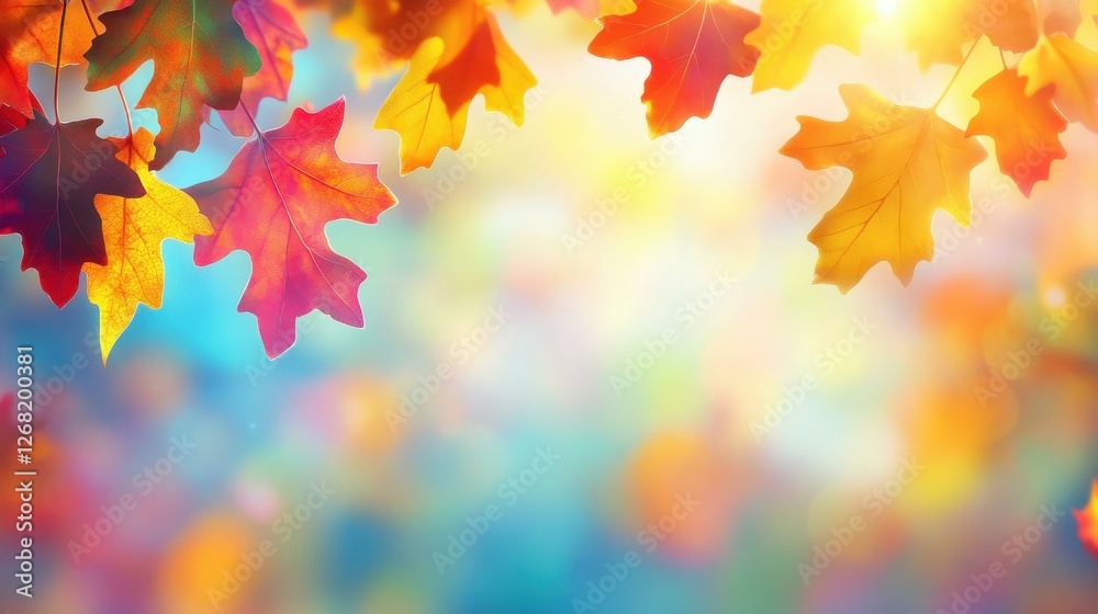 Vibrant autumn oak leaves dance in the breeze, showcasing a stunning fall landscape filled with warm hues. Vibrant autumn oak leaves dance in the breeze, showcasing a stunning fall landscape filled with warm hues.