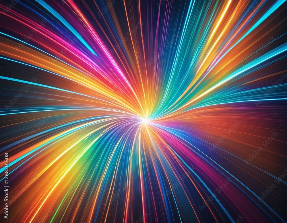 Obraz premium Dynamic Colorful Glow Abstract Background with Energetic Light Effects and Vibrant Designs