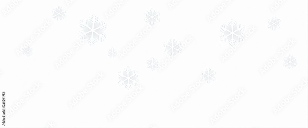 Festive Blue Snowflakes Falling Animation in a Winter Wonderland Festive Blue Snowflakes Falling Animation in a Winter Wonderland