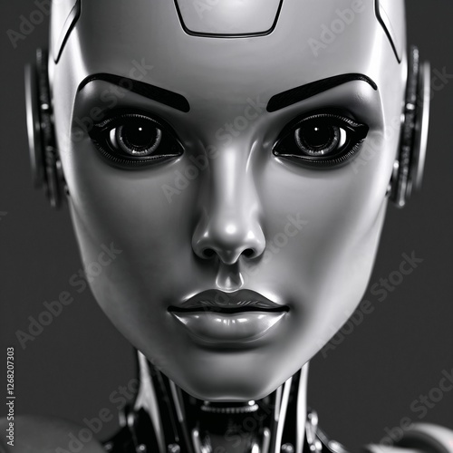 Beautiful Female AI Robot