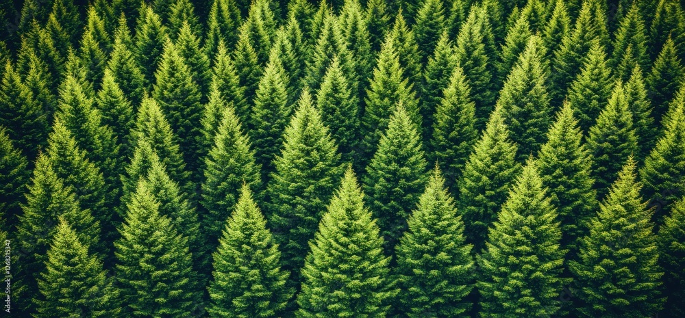 Aerial view of a lush green coniferous forest. Nature background for eco-friendly projects Aerial view of a lush green coniferous forest. Nature background for eco-friendly projects