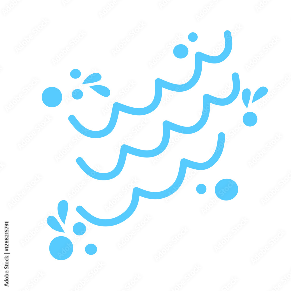 vector illustration of water drops beach vector illustration of water drops beach
