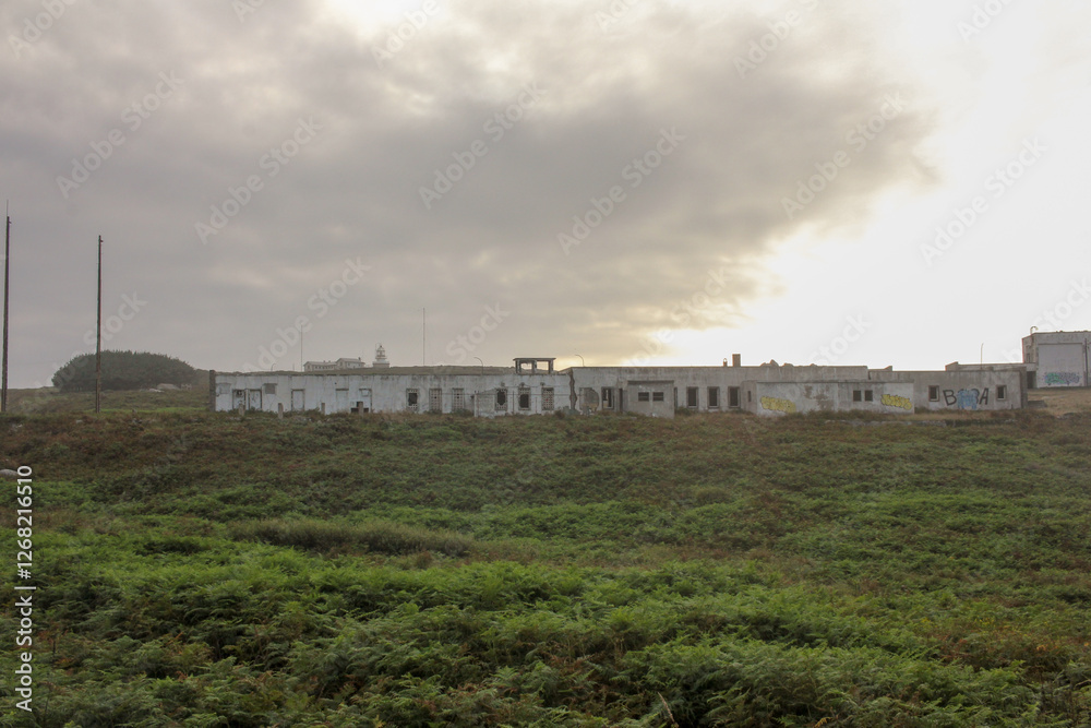 abandoned institutional buildings in Estaca de Bares, Spain abandoned institutional buildings in Estaca de Bares, Spain