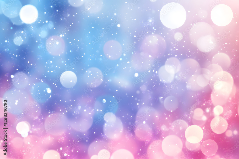 Abstract Pink and Blue Bokeh Background with Speckles Abstract Pink and Blue Bokeh Background with Speckles
