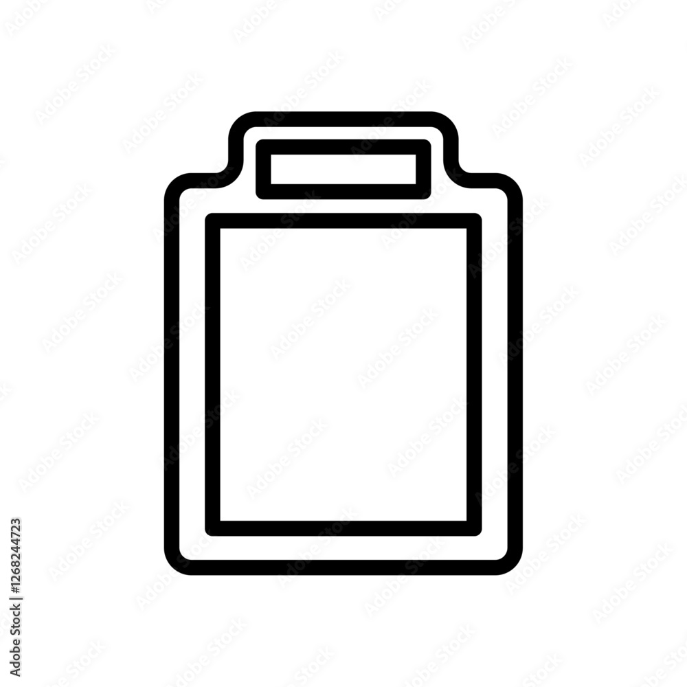 cutting board icon Simple thin line stroke vector cutting board icon Simple thin line stroke vector
