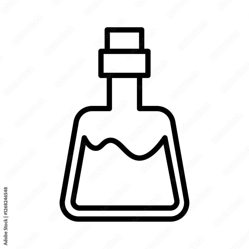 Obraz premium potion icon Simple thin line stroke vector