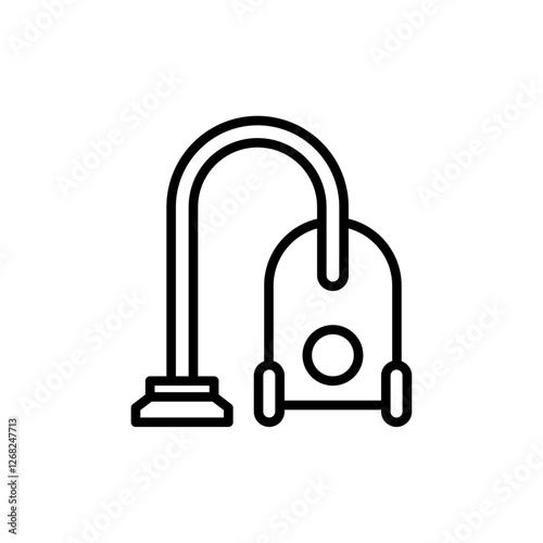 vaccum icon Simple thin line stroke vector