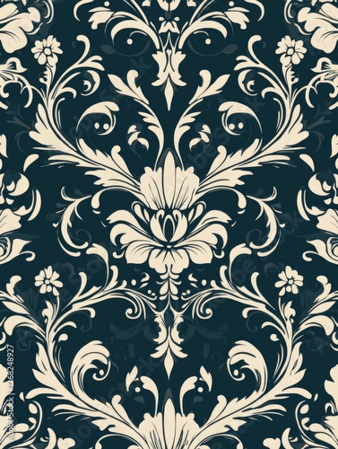 Vintage Floral Wallpaper