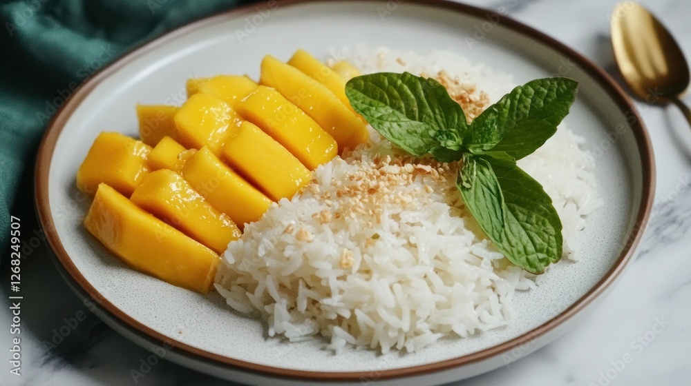 Delicious Mango Sticky Rice: A Tropical Delight Delicious Mango Sticky Rice: A Tropical Delight