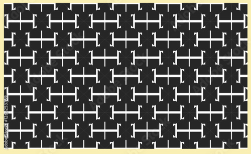Abstract hand drawn geometric simple minimalistic seamless pattern	