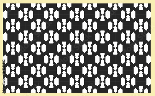 Abstract hand drawn geometric simple minimalistic seamless pattern	