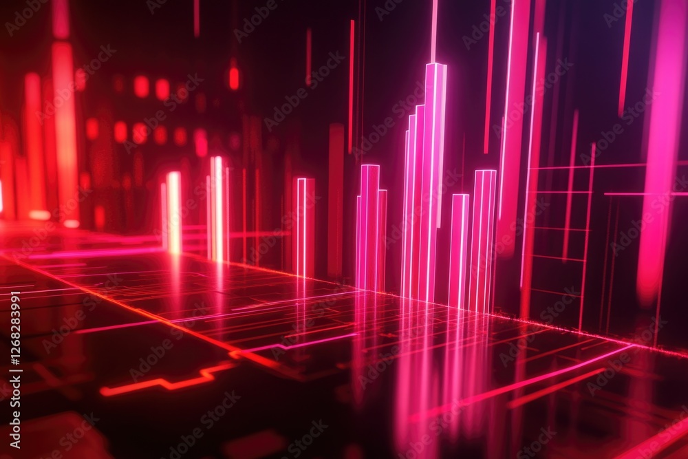 Red Cybernetic Abstract Red Cybernetic Abstract