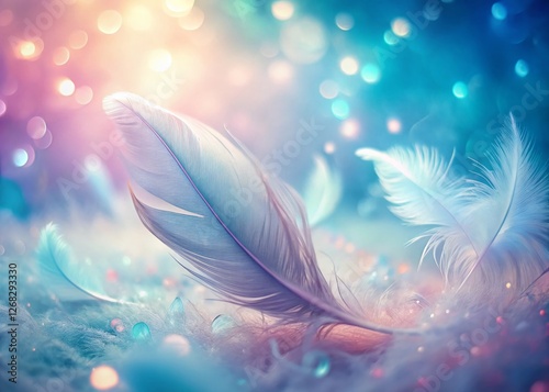 Subtle Feathered Memorial Day Pattern: A Surreal Photographic Tribute