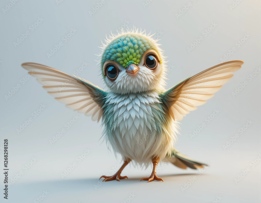 Obraz premium Tiny Wonder: Hummingbird Collection