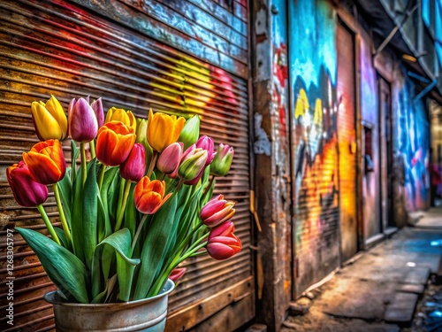 Urban Decay Tulip Stall: Grungy City Flowers