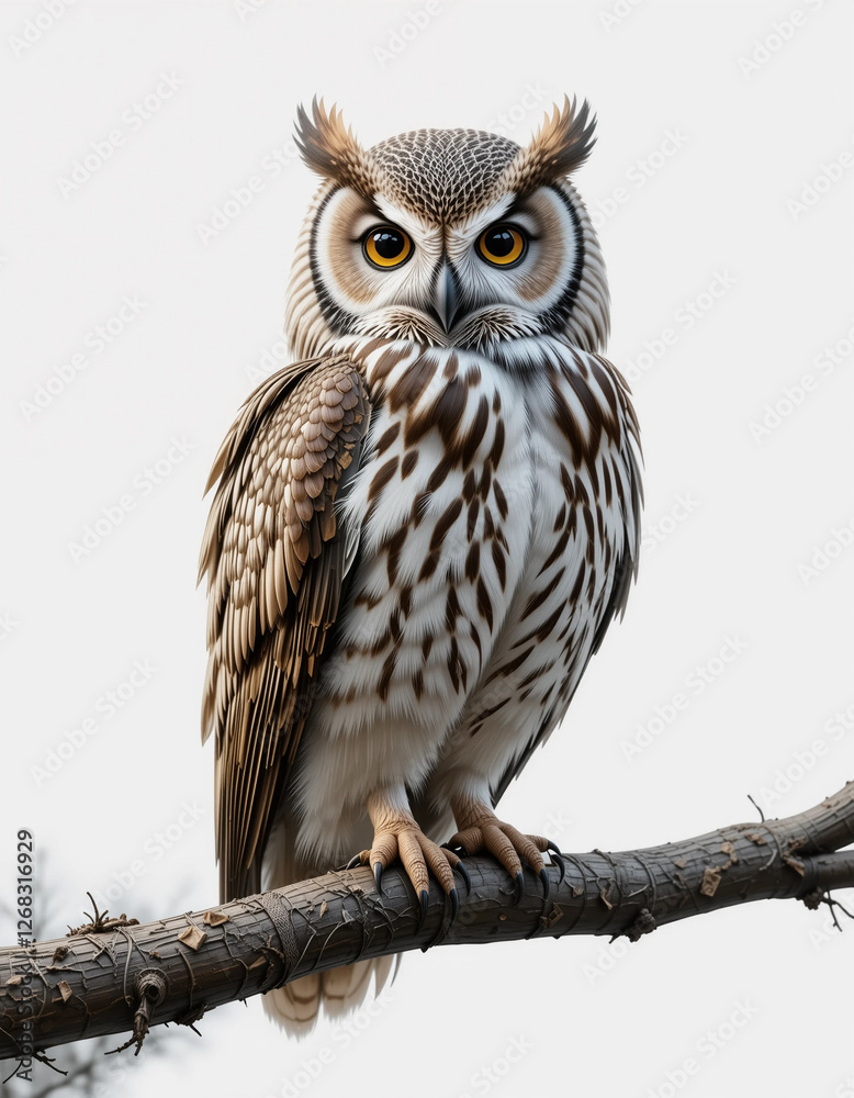 Naklejka premium Wise Guardian Owl