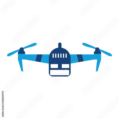 drone icon, quadcopter symbol, UAV sign