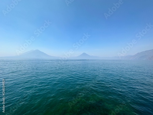 mountain on the lake