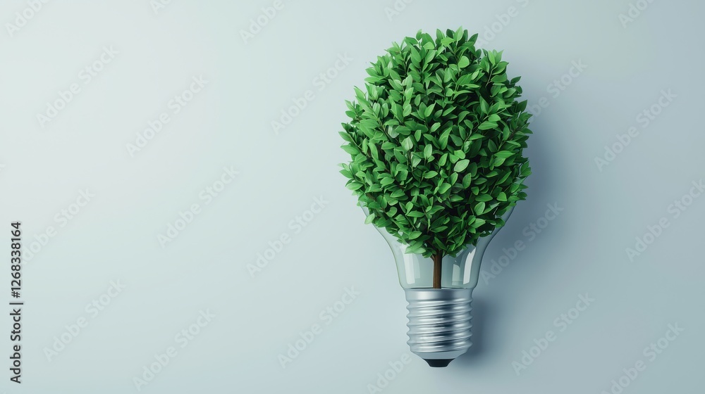 world earth hour day concept. Digital of a Light Bulb Transforming into a Lush Green Leaf world earth hour day concept. Digital of a Light Bulb Transforming into a Lush Green Leaf