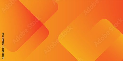 Abstract orange and yellow geometric background. Modern concept for graphic design, background, web design, poster, banner