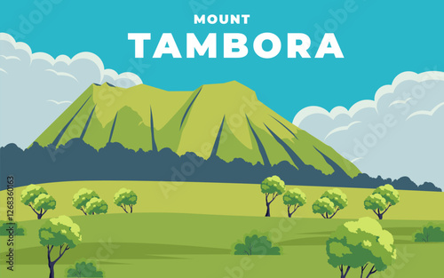 Mount Tambora Indonesia