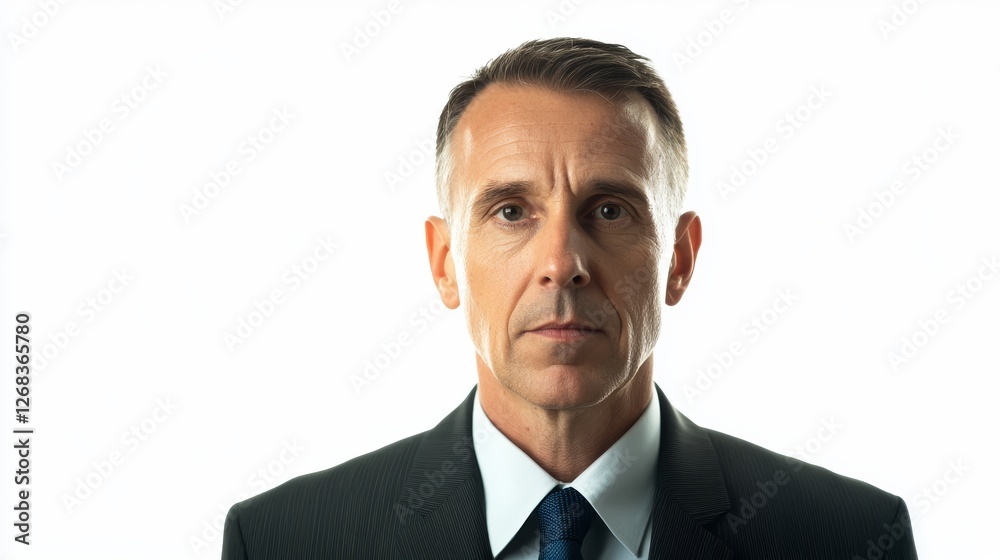 Confident businessman in suit and tie, a portrait of professional success in the corporate world Confident businessman in suit and tie, a portrait of professional success in the corporate world