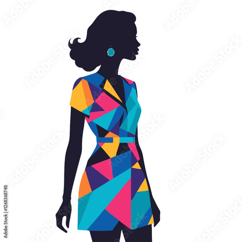 Icon sheet of fashion model, PNG and Vector