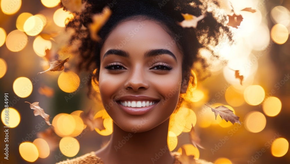 Autumn Glow: A Portrait of Joy and Beauty Autumn Glow: A Portrait of Joy and Beauty