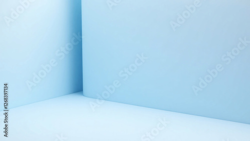 Wallpaper Mural light blue studio room background. Torontodigital.ca