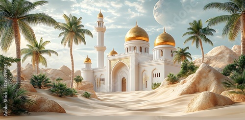 Ramadan Kareem background.Islamic Greeting Cards for Muslim Holidays.
