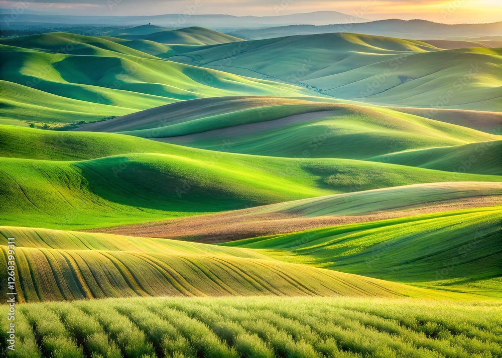 Obraz premium field of wheat in summer